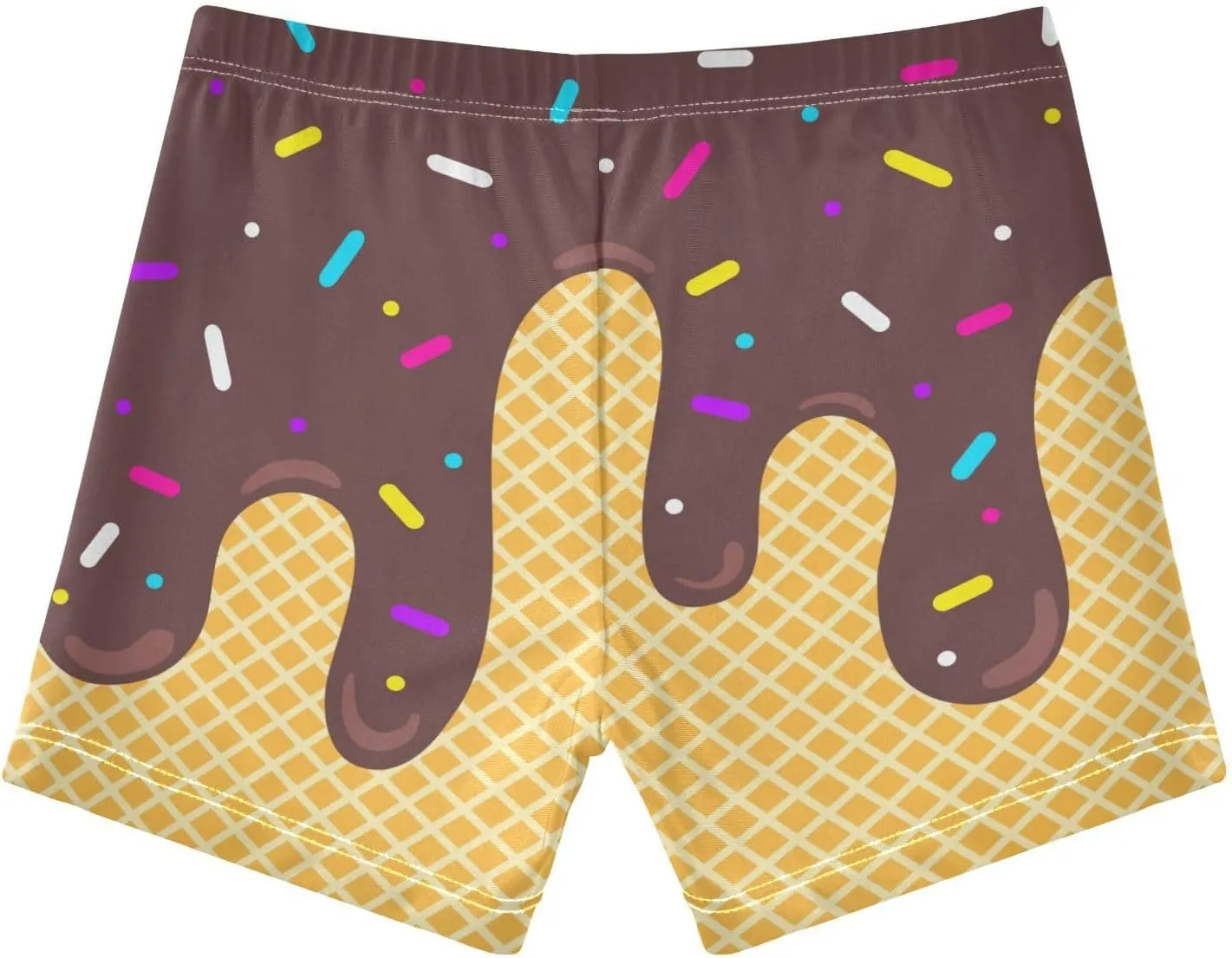 Boys Swim Trunks Toddler Swim Shorts Ice Cream Boys Bathing Suit Swimsuit for Kids 3-10T