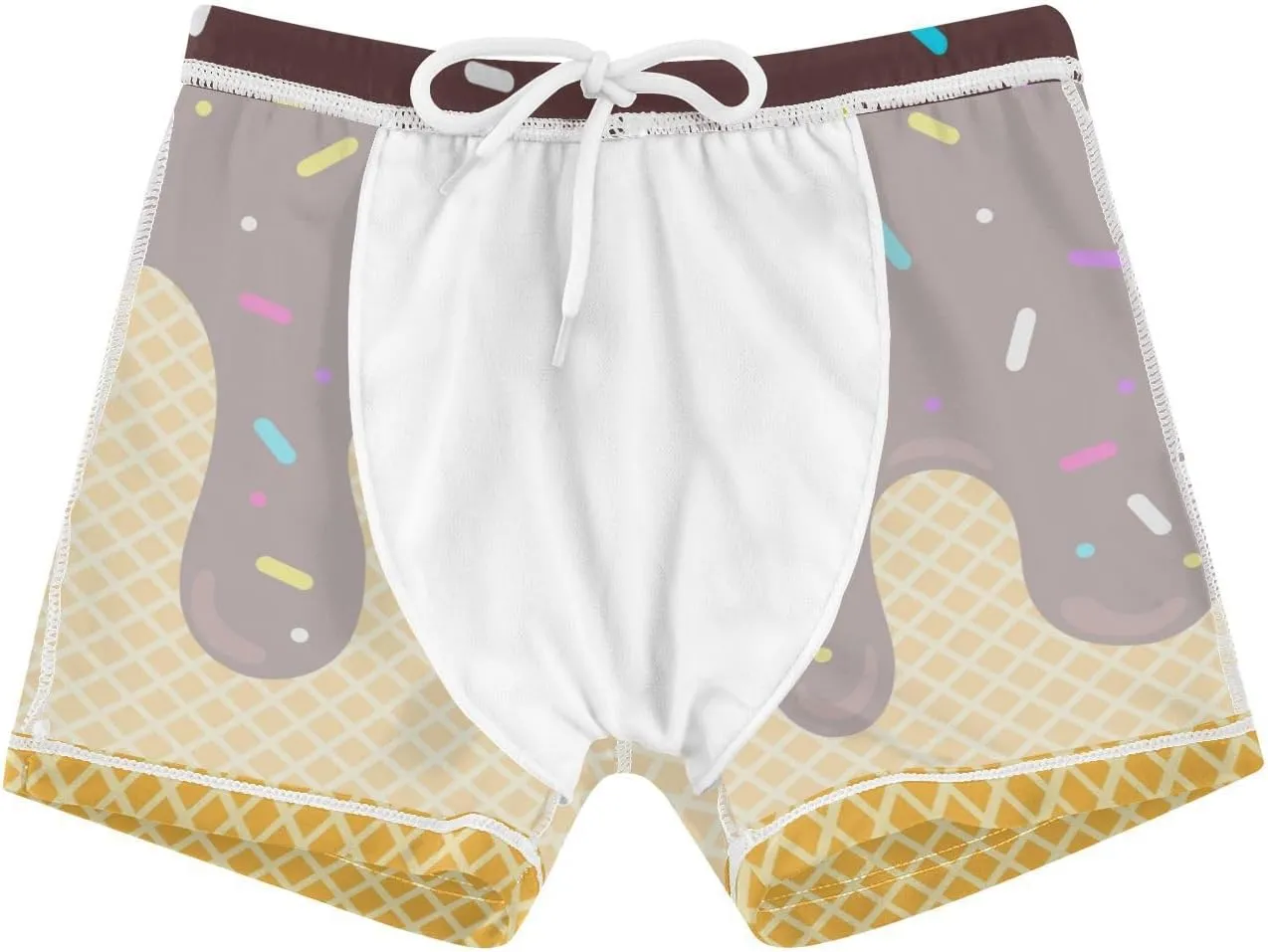 Boys Swim Trunks Toddler Swim Shorts Ice Cream Boys Bathing Suit Swimsuit for Kids 3-10T