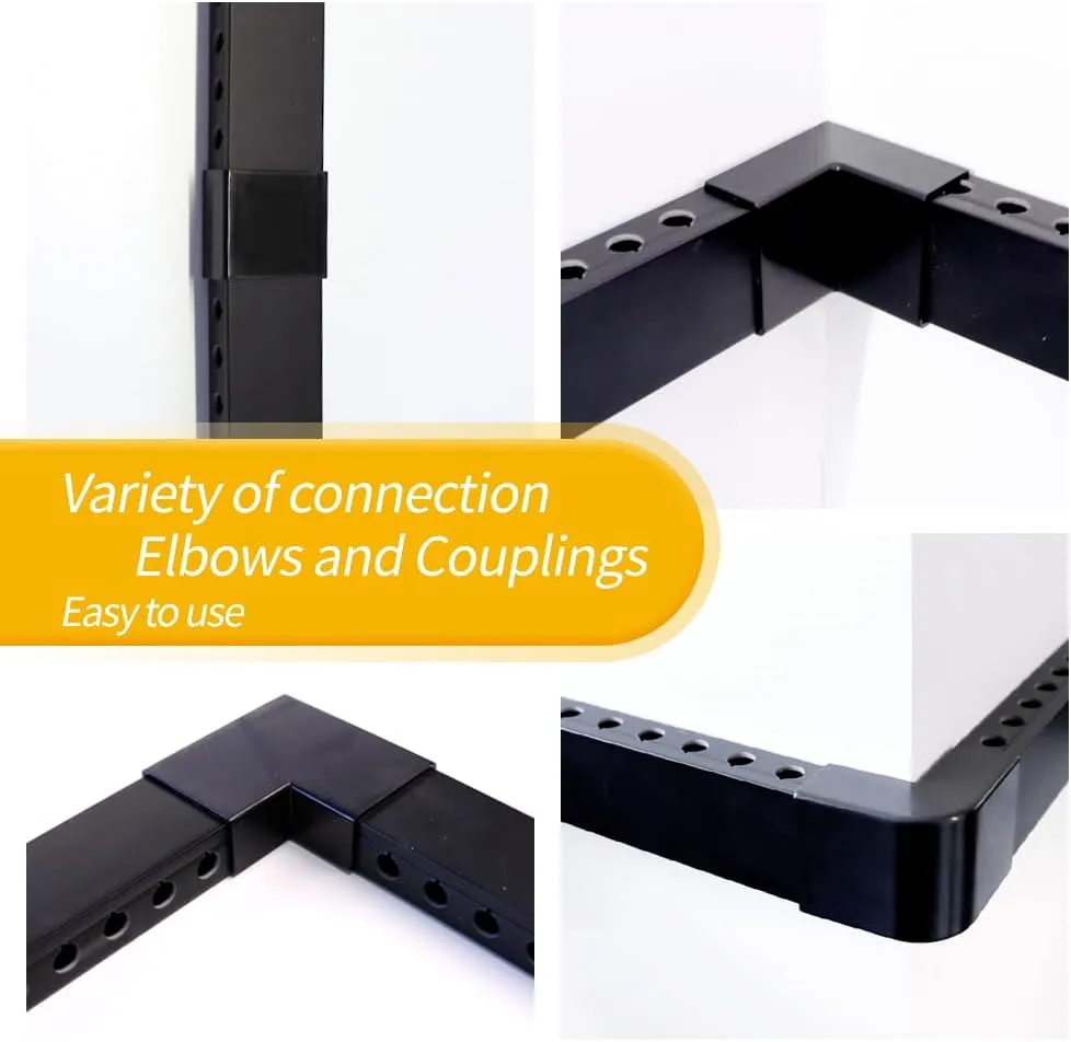 Cable Raceway Kit,139 Inch Open Slot Cable Management Kit with Upgraded Snap Structure,Under Desk Cord Organizer with Cable Management System for Network/PC/TVs 15.7" X 1.57" X 0.79" X 9PCS