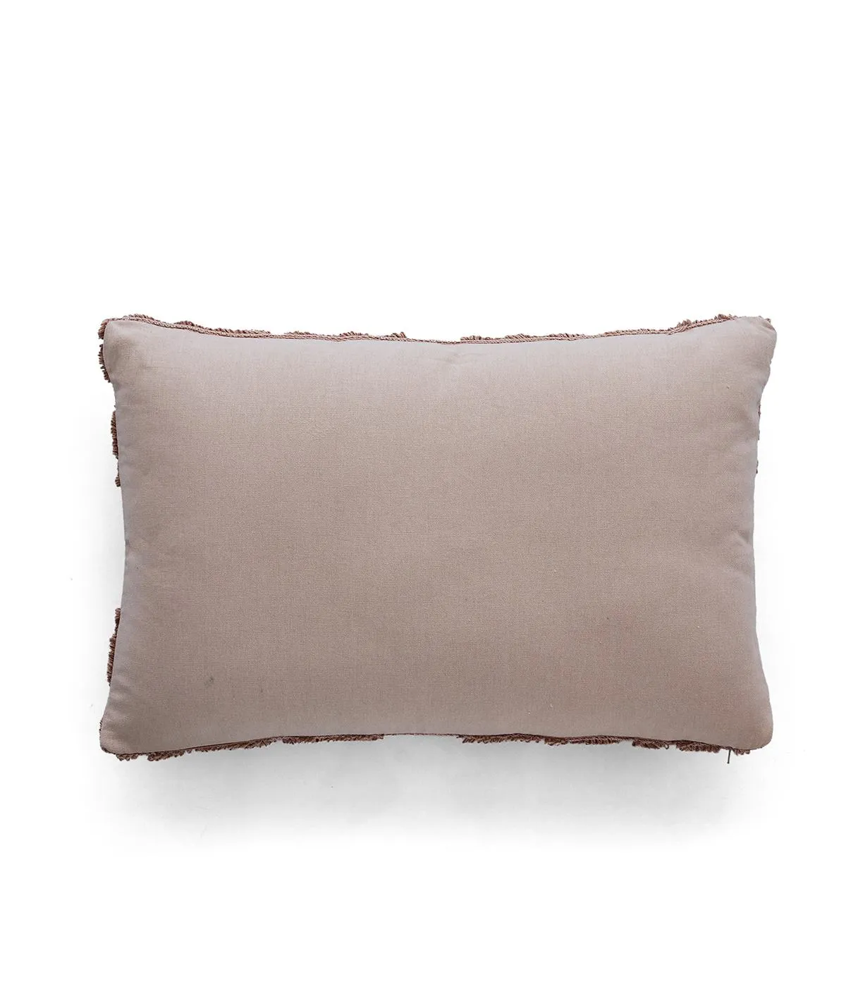 Damask Cotton Knitted Decorative Blush Pink Color 16 x 24 Inches Pillow Covers