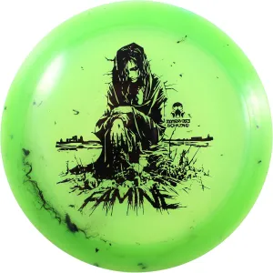DOOMSDAY DISCS Famine Long Distance Driver | Excellent Flight for All Disc Golf Players | Gummy Flexible Plastic