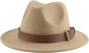 Fedoras Hats for Women Men British Top Hats Kids Child Solid Belt Casual Band Panama Khaki Hat