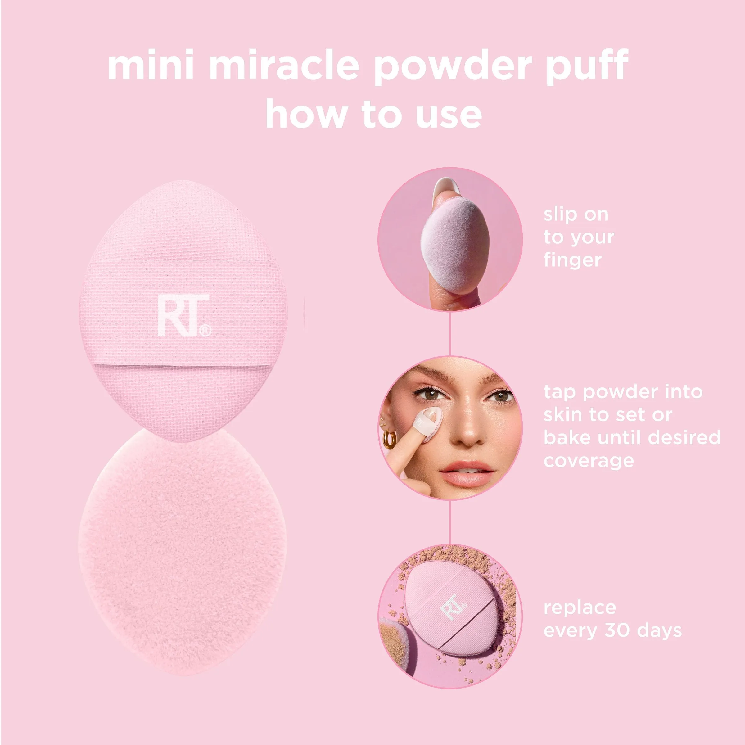 Mini Miracle Powder Puff Trio