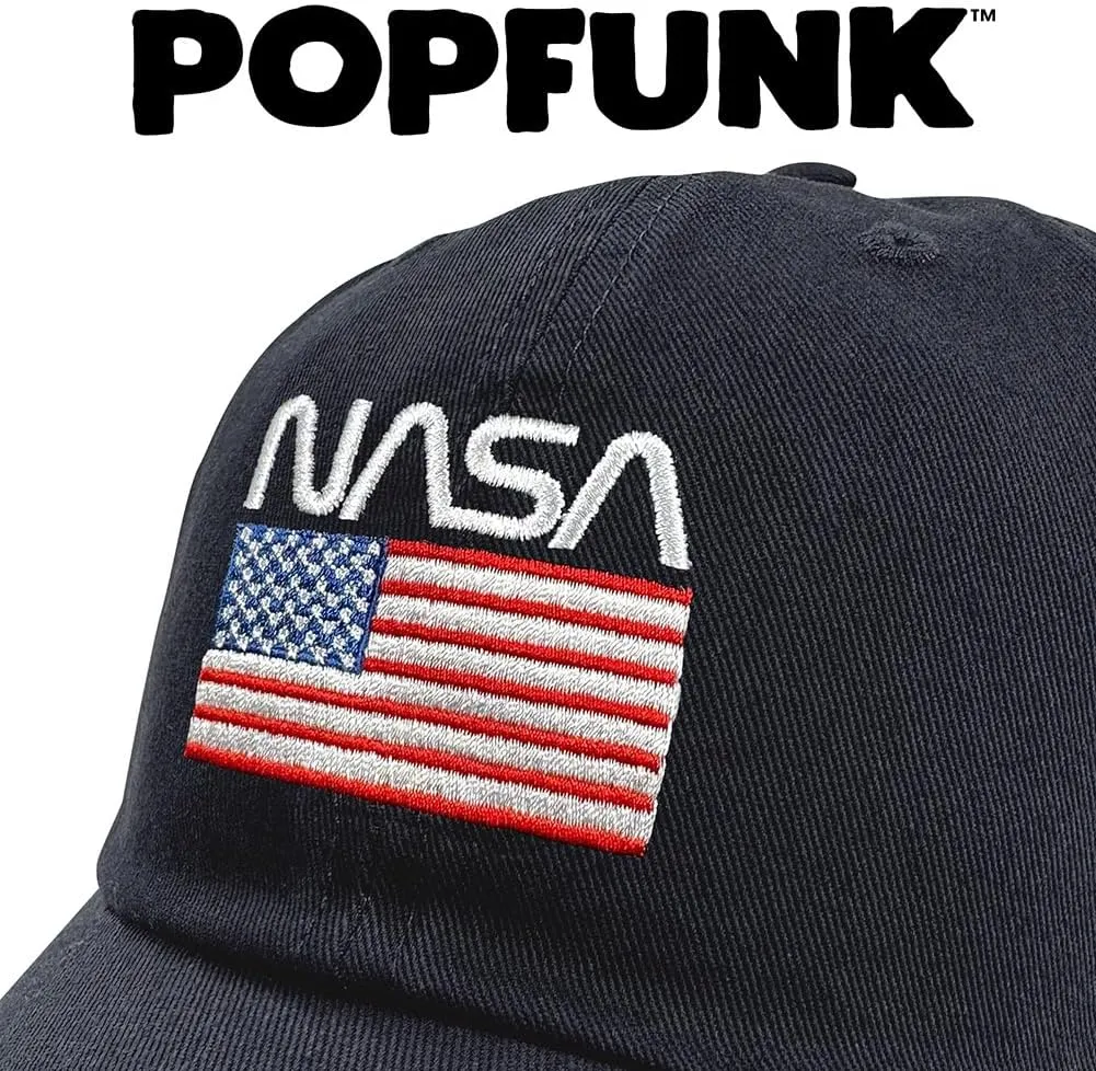 Popfunk Official Pop Mega Logo Collection 2 Dad Hat - The U18 Adjustable Relaxed-Fit Cap - Unisex for Men and Women