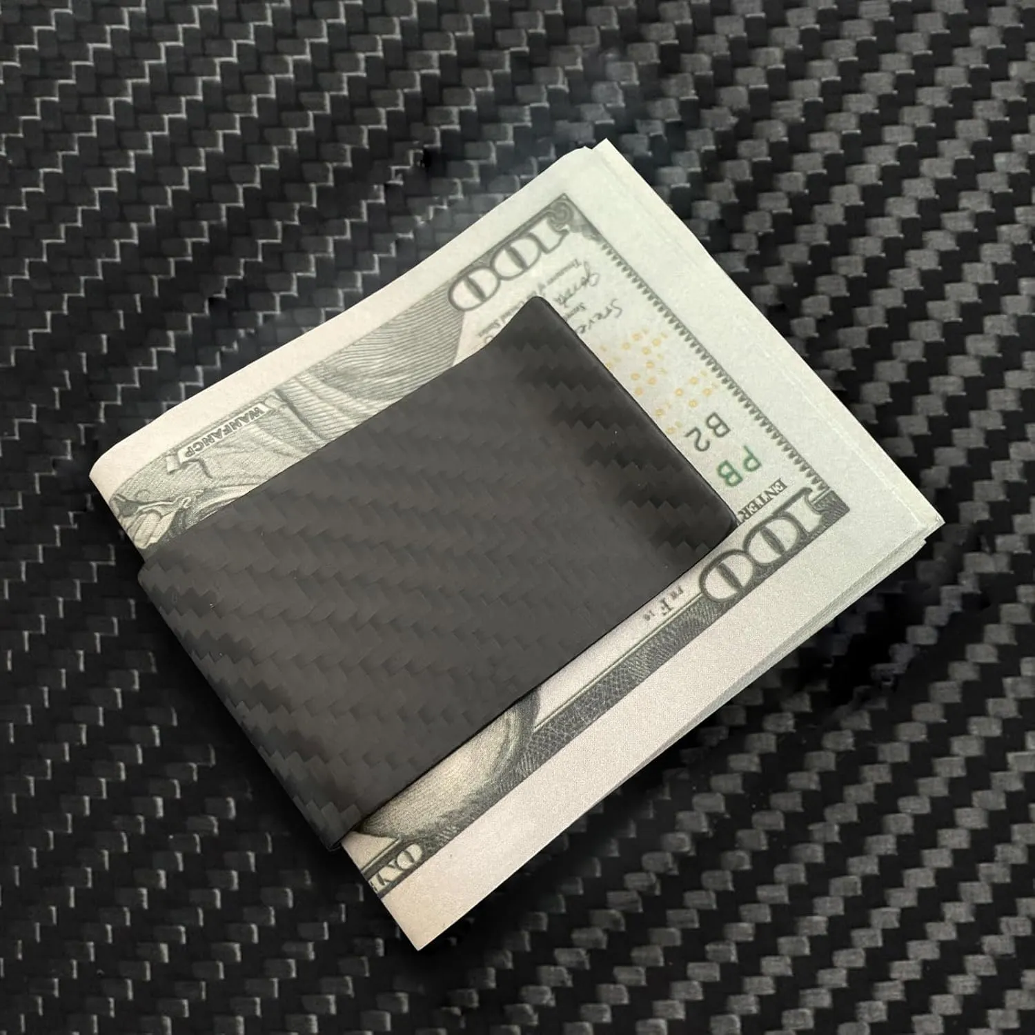 WAFJAMF Small Men's Slim Money Clip Stainless Steel Credit Business Card Holder Pocket Cash Wallet