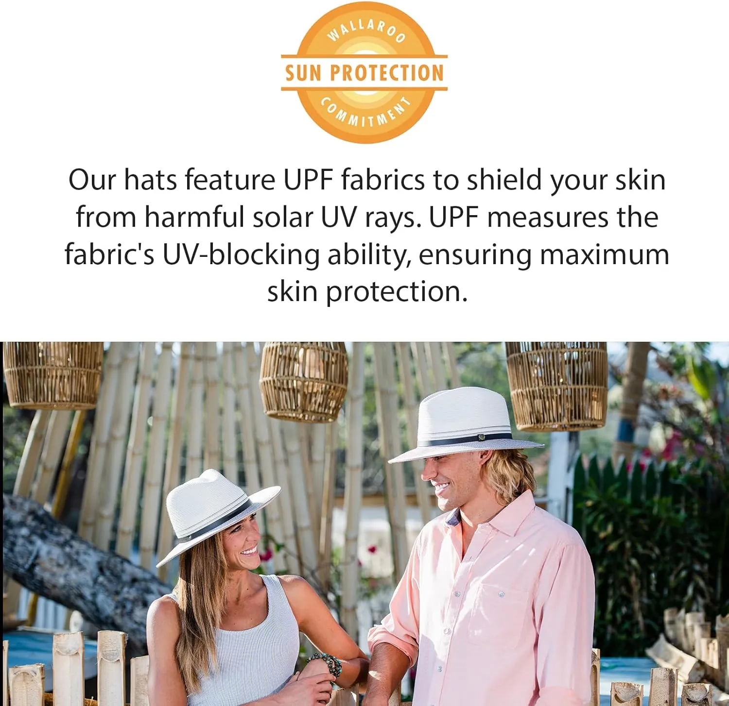 Wallaroo Hat Company Womens Klara Fedora  UPF 50  UV Protection, Wide Brim, Medium Size, Packable, Adjustable Sun Hat
